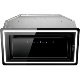 Вытяжка MONSHER Lumia 60 Noir, 345 м³/ч, 3 скорости, сенсорное управление, LED, черная