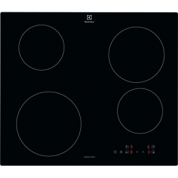Индукционная варочная поверхность Electrolux EIB60420CK, 4 конфорки, стеклокерамика, 6900 Вт, 59x52 см