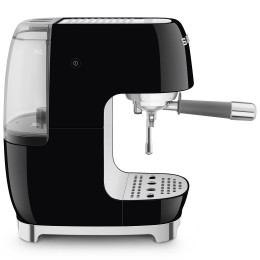 Кофемашина SMEG ECF03BLEU, 50-е, эспрессо 1/2, 15 бар, капучинатор, 1.4 л, кнопочное управление
