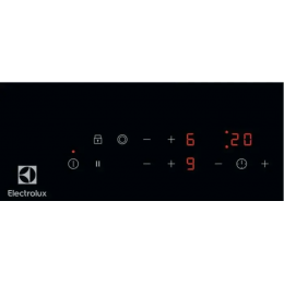 Электрическая варочная поверхность Electrolux LHR3233CK, черная, стеклокерамика, сенсорное управление, таймер.