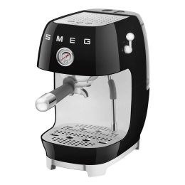 Кофемашина SMEG ECF03BLEU, 50-е, эспрессо 1/2, 15 бар, капучинатор, 1.4 л, кнопочное управление