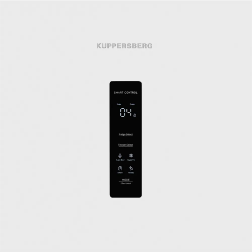 Холодильник Kuppersberg High-Tech 195x60x65.8 см, 378 л, Total No Frost, инверторный компрессор, LED дисплей и освещение