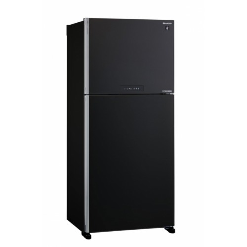 Холодильник Sharp 187x82x74 см, 556 л, No Frost, инверторный компрессор, ионизация, быстрое замораживание и охлаждение, LED освещение, льдогенератор