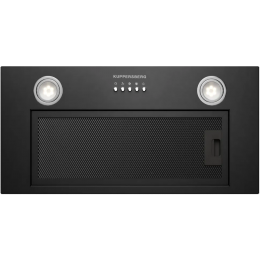 Вытяжка Kuppersberg INPUSH-1 60 BG, 54 см, 650 м³/ч, механическое управление, 3 скорости, LED освещение, черная