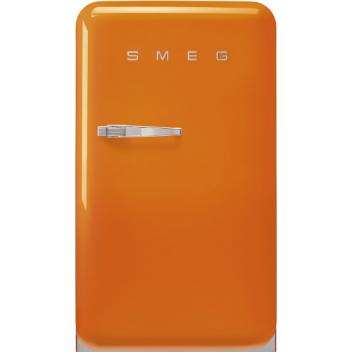Холодильник SMEG 50-х годов, однокамерный, оранжевый, 122 л, с морозильной камерой, стандартный компрессор, класс D