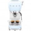 Ручная кофемашина Smeg в стиле 50-х - пастельный голубой, 15 бар, регулируемая температура, 1.1 л