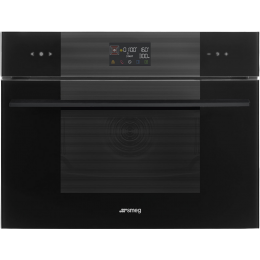 Духовой шкаф SMEG SO4102M1B3, 60 см, 45 см, черный, 12 функций, микроволновка, сенсорный дисплей.