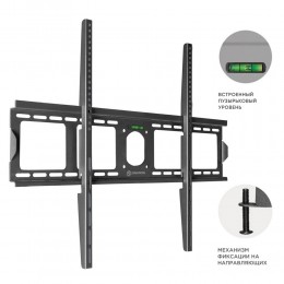 Кронштейн ONKRON UF4 Black для ТВ 55-100 до 75кг, VESA 800x600, от стены 35мм