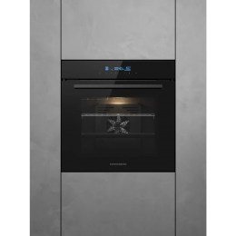 Духовой шкаф Kuppersberg/ Духовой шкаф Kuppersberg, High-Tech, 73 л, сенсорное управление, дисплей, таймер, 11 режимов, макс. температура 250 градусов, гриль, телескопические направляющие (на 1 уровень), энергоэффективность А, цвет черный, цвет фурнитуры 