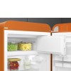 Холодильник SMEG 50-х годов, однокамерный, оранжевый, 122 л, с морозильной камерой, стандартный компрессор, класс D