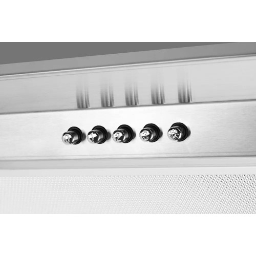 Встраиваемая вытяжка Kuppersberg/ встраиваемая, 25 х 70 х 28.5 см, 650 м3/ч, 42 дБ, отвод/циркуляция, кнопочное управление, 3 скорости, нержавеющая сталь