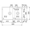 Мойка Franke BWX 120-41-27/Best – Оборотная мойка из серии BOX CENTER с аксессуарами для монтажа под столешницу