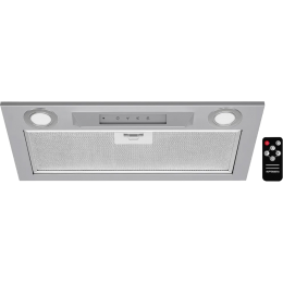 Вытяжка Kuppersberg Inlinea 52 Inox, 52 см, 1300/850 м³/ч, отвод/рециркуляция, сенсорное управление, таймер, пульт, 3 скорости, LED 2x3,5 Вт, жироулавливающий фильтр.