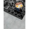 Варочная поверхность Kuppersberg 60 см с газ-контролем и WOK конфоркой - черный High-Tech дизайн