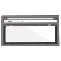 Встраиваемая вытяжка Korting khi 60945 dgw, 53 см, 950 м³/ч, 4 режима, таймер, LED освещение, BLDC мотор
