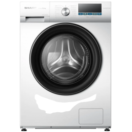 Стиральная машина Sharp ES-FSI712DLZ-W, esfei712dlzw, 7 кг, инвертор, A+++, 15 программ, белая