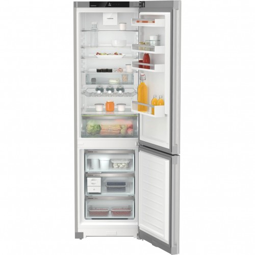 Холодильники LIEBHERR/ Plus, EasyFresh, МК NoFrost, 3 контейнера МК, в. 201,5 см, ш. 60 см, г. 68.2 см, класс ЭЭ A++, внутренние ручки, белое стекло