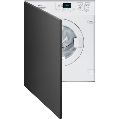 Стиральная машина SMEG 60 см, 7 кг, 15 программ, встраиваемая, белая