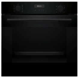 Serie 4 HJA737BA0, духовой шкаф 60 см, 76 л, черный, 3D Hotair, класс А, EcoClean, 7 режимов, LCD-дисплей.