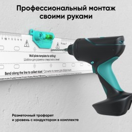 Кронштейн ONKRON FM6 43-85'' макс 400x600, наклон 0º, от стены 29мм, макс вес 68,2кг, встроенный уровень