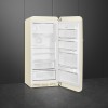 Холодильник SMEG 1530x601x728 мм, однокамерный с морозильной камерой, стиль 50-х, кремовый, объем 270 л, инверторный компрессор, класс C