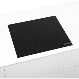 Варочная панель Bosch PKE611BB2E, 60 см, стеклокерамика, черная, 4 конфорки, TouchSelect, ReStart, индикация остаточного тепла, блокировка от детей.