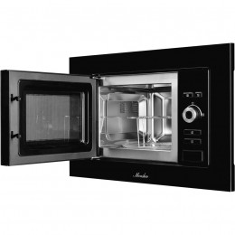 Встраиваемая микроволновая печь MONSHER MMH 201 B, 20 л, 800-1250 Вт, гриль 1000 Вт, 5 уровней мощности, механическое управление, 8 программ.