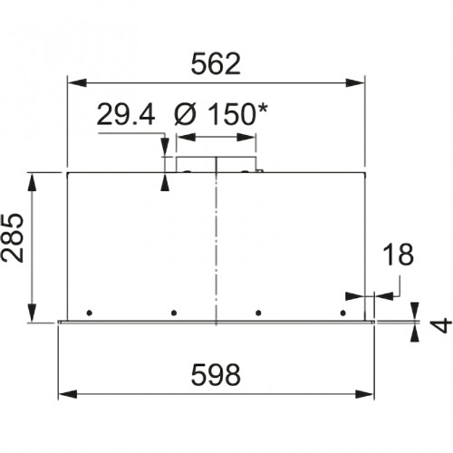 Вытяжка Franke 305.0738.595/ Best LUCE INOX 60 IX - Встраиваемая вытяжка 1000 м3/ч с сенсорным управлением и пультом ДУ, нержавеющая сталь