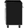 Варочный центр Smeg Classica Concerto 90х60 см - индукционная варочная поверхность и электрическая духовка с 4 зонами нагрева, 115 л, галогеновая подсветка, электромеханический контроль температуры.