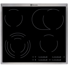 Варочная панель Electrolux EHF46547XK, электрическая, 60 см, сенсорное управление, черная.
