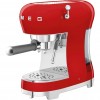 Ручная кофемашина Smeg в стиле 50-х, красная, с регулируемой температурой и давлением 15 бар