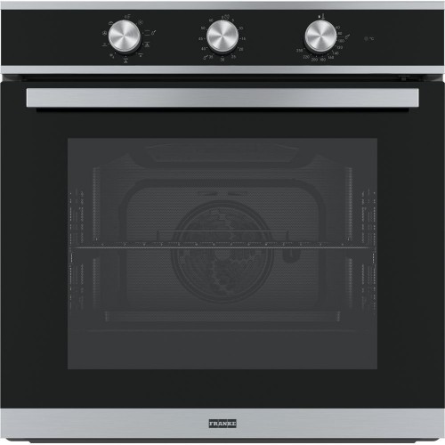 Духовой шкаф Franke FSM 82 H XS/Best - Электрический 60 см, 71л, 8 функций, нержавеющая сталь/черный, серия SMART