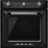 Встраиваемая электрическая духовка SMEG Victoria, 60 см, многофункциональный духовой шкаф с 6 функциями, черный