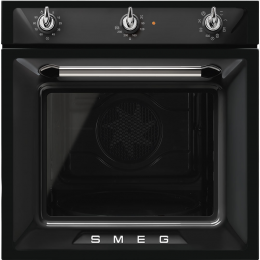 Встраиваемый духовой шкаф SMEG SF6905N1, 60 см, черный, 6 функций