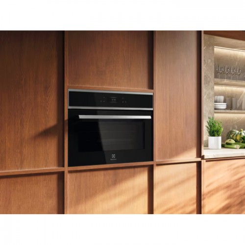 Встраиваемая микроволновая печь Electrolux 44 л, 1000 Вт, гриль 1200 Вт, электронное управление, нержавеющая сталь