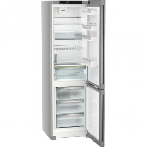 Холодильники LIEBHERR/ Plus, EasyFresh, МК NoFrost, 3 контейнера МК, в. 201,5 см, ш. 60 см, г. 67.5 см, класс ЭЭ A++, внутренние ручки, двери SteelFinish, дисплей на двери, IceMaker-Tank