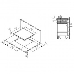 Электрическая варочная панель GORENJE ect643syw, сенсорное управление, 59,5×5,4×52 см, белая, без рамки