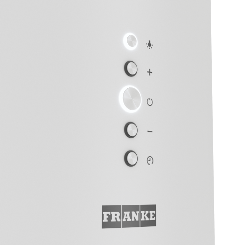 Вытяжка Franke/Best REEF 35 WH - Цилиндрическая островная вытяжка 35 см, 750 м³/ч, LED освещение, электронное управление, белая