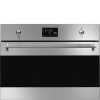 Встраиваемый духовой шкаф SMEG 45 см с функцией СВЧ, паровой очисткой и 11 режимами работы