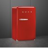 Холодильник SMEG 50-х годов, однокамерный, красный, 122 л, с морозильной камерой и стандартным компрессором