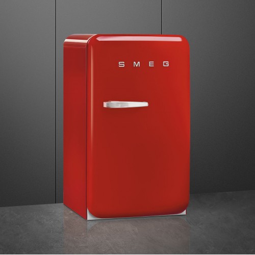 Холодильник SMEG 50-х годов, однокамерный, красный, 122 л, с морозильной камерой и стандартным компрессором