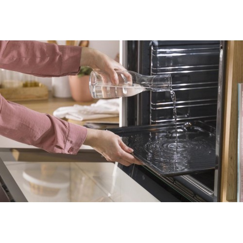 Встраиваемая электрическая духовка GORENJE 59.5x59.5x56.4 см, 77 л, с функцией приготовления на пару, черная