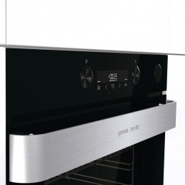 Духовой шкаф GORENJE BSA6737ORAB, 11 режимов, черный, 59.5x59.5x56.4 см, паровая очистка, телескопические направляющие.
