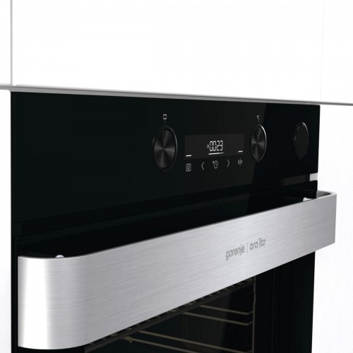 Встраиваемый духовой шкаф GORENJE Ora-Ito - черный, 11 режимов, паровая очистка, телескопические направляющие