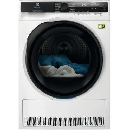 H1: Сушильный барабан ELECTROLUX с тепловым насосом, 8 кг, 12 программ, инверторный мотор, белый, глубина 63.8 см