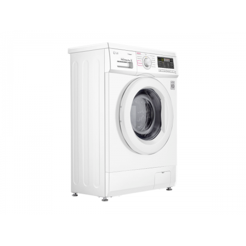 Стиральная машина LG/ Стиральная машина LG, отдельностоящая, ВхШхГ 850х600х360 мм, загрузка 4 кг, 1000 об/мин, LED дисплей, инверторный мотор с прямым приводом, пар, отсрочка старта, энергоэффективность А, цвет белый