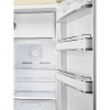 Холодильник SMEG 1530x601x728 мм, однокамерный с морозильной камерой, стиль 50-х, кремовый, объем 270 л, инверторный компрессор, класс C