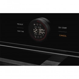 Встраиваемый духовой шкаф KUPPERSBERG KMW 612 Black, 50л, 12 режимов, СВЧ, гидролизная очистка