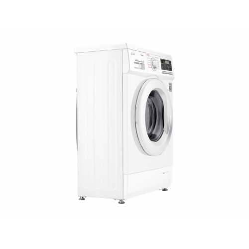 Стиральная машина LG/ Стиральная машина LG, отдельностоящая, ВхШхГ 850х600х360 мм, загрузка 4 кг, 1000 об/мин, LED дисплей, инверторный мотор с прямым приводом, пар, отсрочка старта, энергоэффективность А, цвет белый
