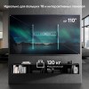 Кронштейн ONKRON для ТВ 60-110 (макс. 900*600) - наклон -10°/+5°, поворот 0°, черный, до 120 кг